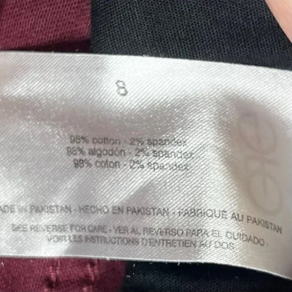 Social Standard Skinny Ankle Jeans Pants Womens Size 8 Red New - Picture 15 of 16